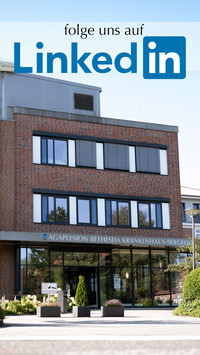 Eingang Gebäude Bethesda Krankenhaus Bergedorf